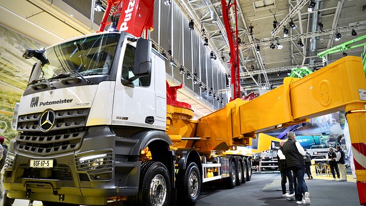 Putzmeister BSF 67-5.19 i LS, Fahrgestell modifiziert von Paul