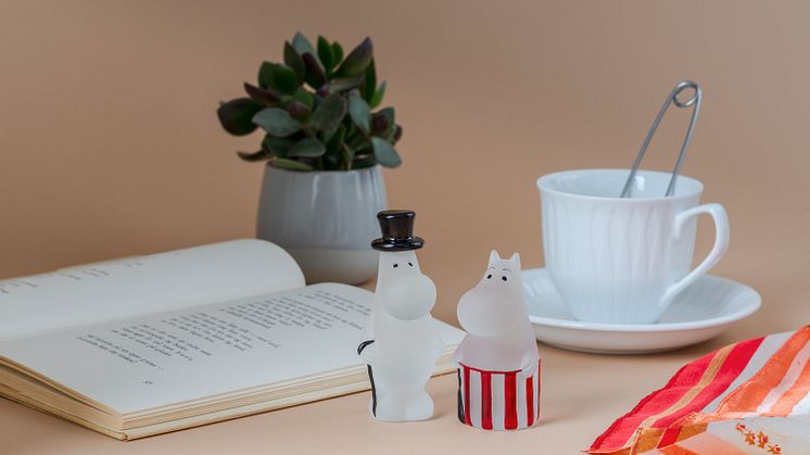NYHET Mummi glassfigurer