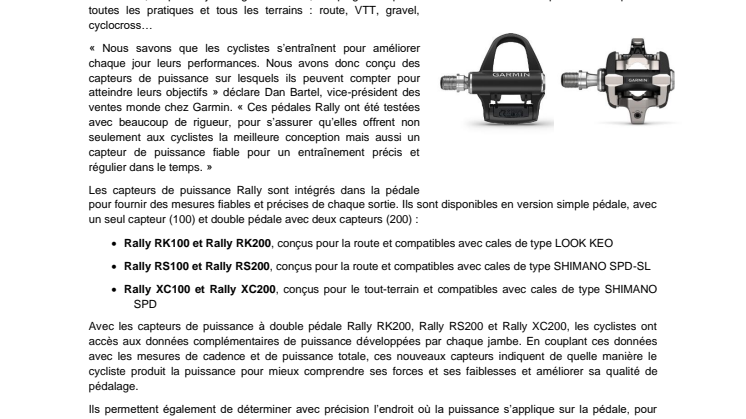 CP Garmin Rally