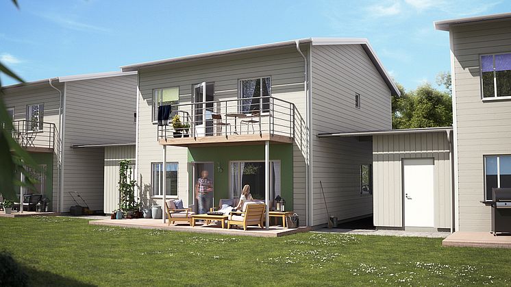 Källehöjden 2 - Kedjehus i naturen nära stan