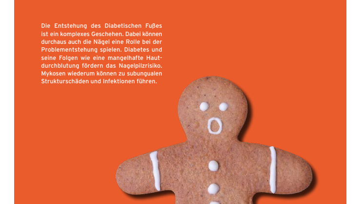Wenn Füße Zucker haben, leiden auch die Nägel