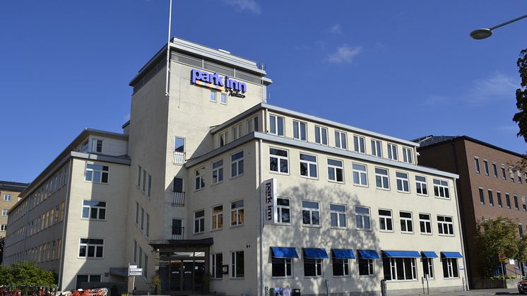 Fasaden på Park Inn by Radisson Uppsala