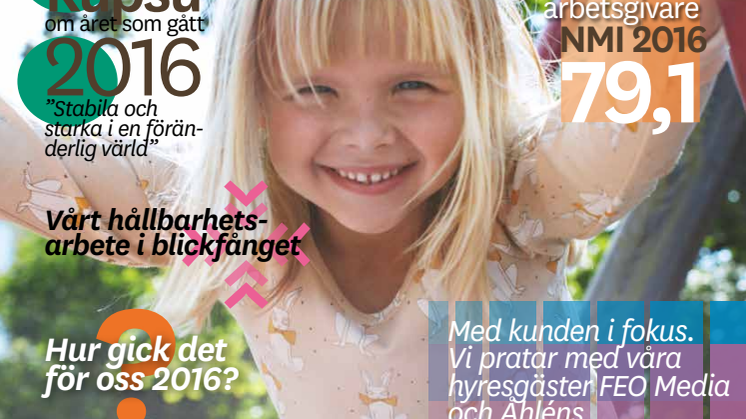 Skandia Fastigheter AB, Årsöversikt 2016