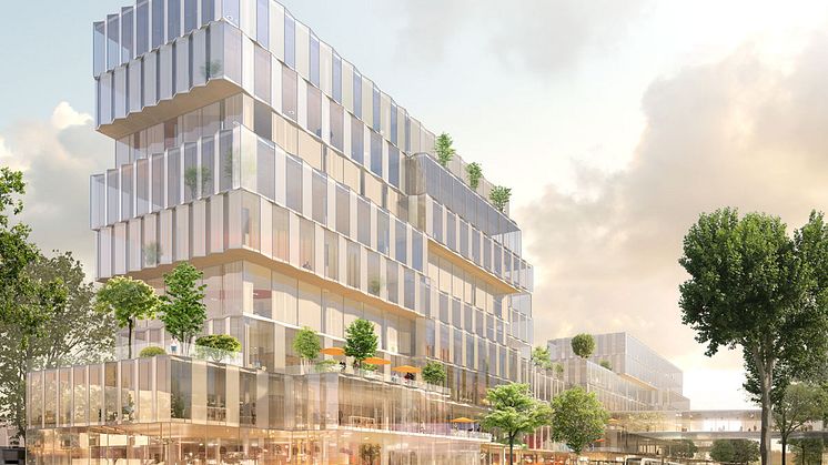 Vision över hur det nya Ideontorget kan komma att se ut.