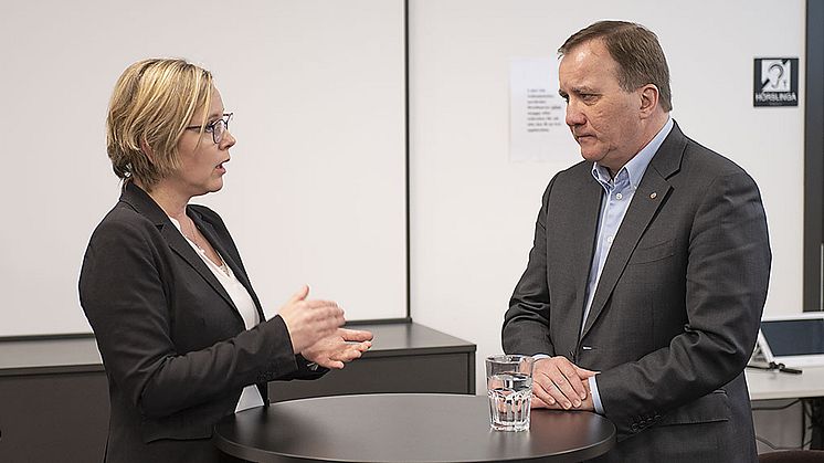 Britta Ramberg och Stefan Löfven
