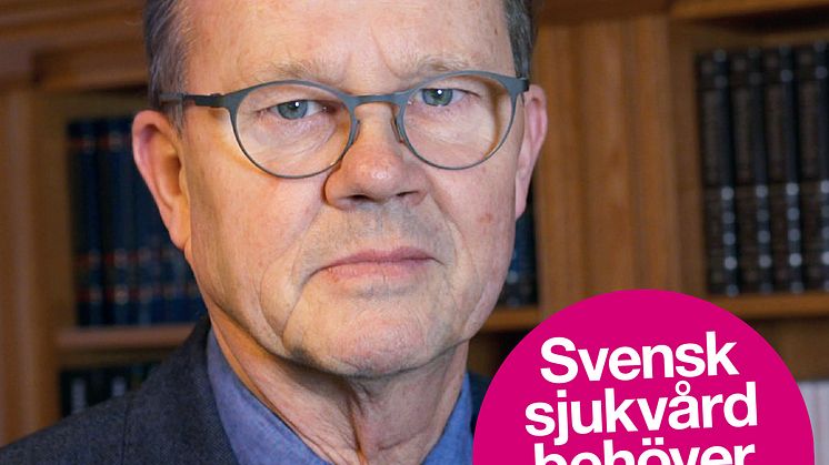 Stefan Lindgren, som precis avslutat ett tvåårigt ordförandeskap för Svenska Läkaresällskapet, ser nödvändigheten av ett mindre sjukhustungt system.