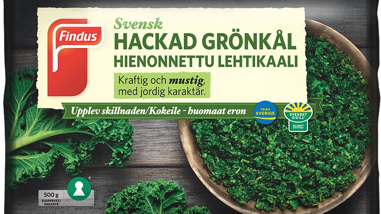 Findus återkallar Grönkål 500 g, artikelnummer 43863