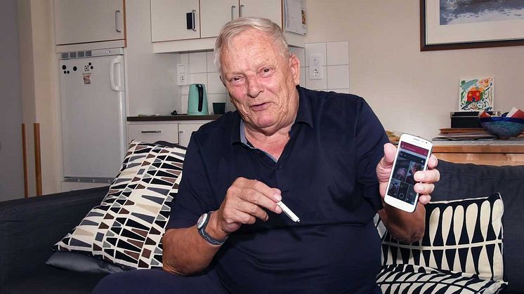 Ovanlig 78-åring sprider glädje på Kungshult