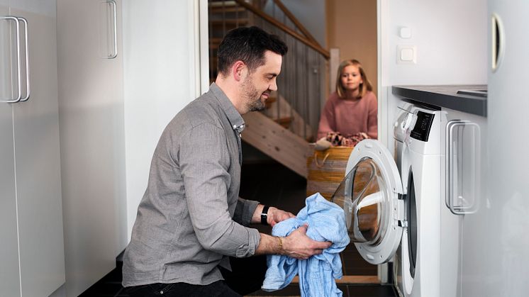 Spara vatten tvattmaskin Fotograf Johan Bävman