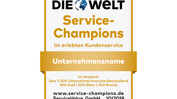 Das sind Deutschlands Service-Champions 2019 