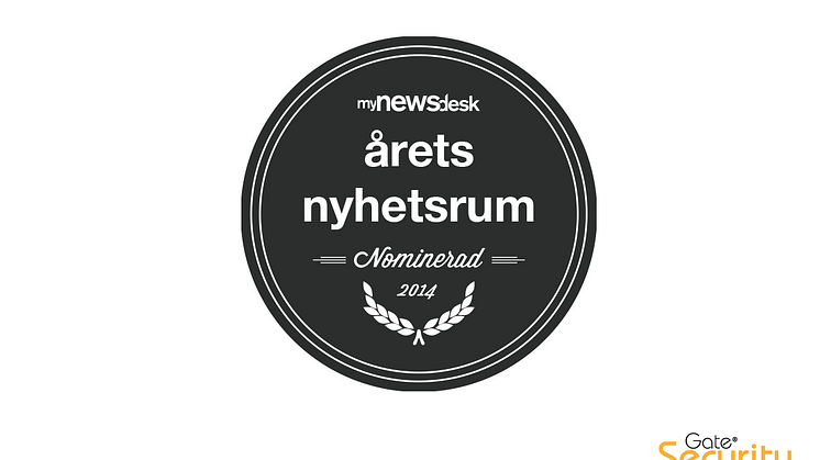 Gate Security - Nominerad till Årets Nyhetsrum 2014