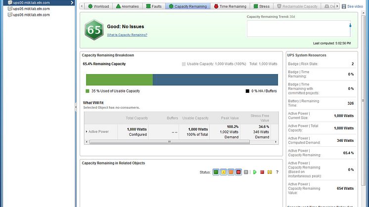 ​Eatons programvara Intelligent Power Manager kan nu integreras med VMware vRealize Operations