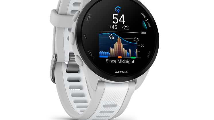 Garmin_Forerunner 165_Dunstgrau Steinweis (c) Garmin Deutschland GmbH