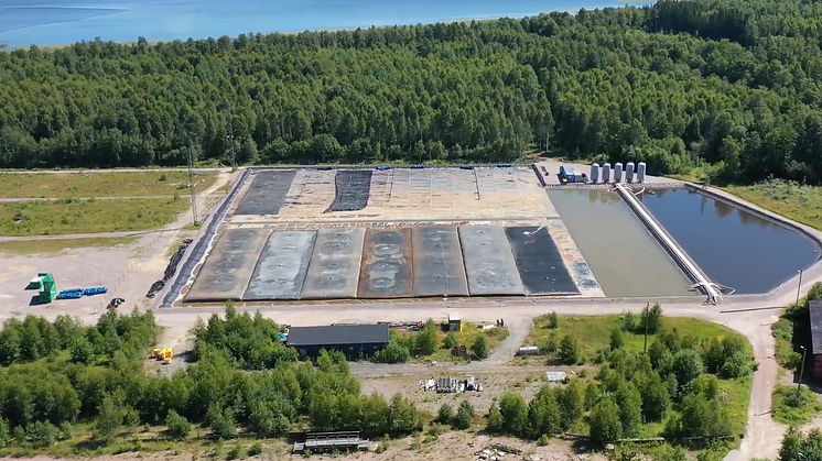 Statligt finansierade åtgärder vid kraftigt förorenade sjön Tisaren, som också är vattentäkt åt Kumla och Hallsberg. Foto: Structor