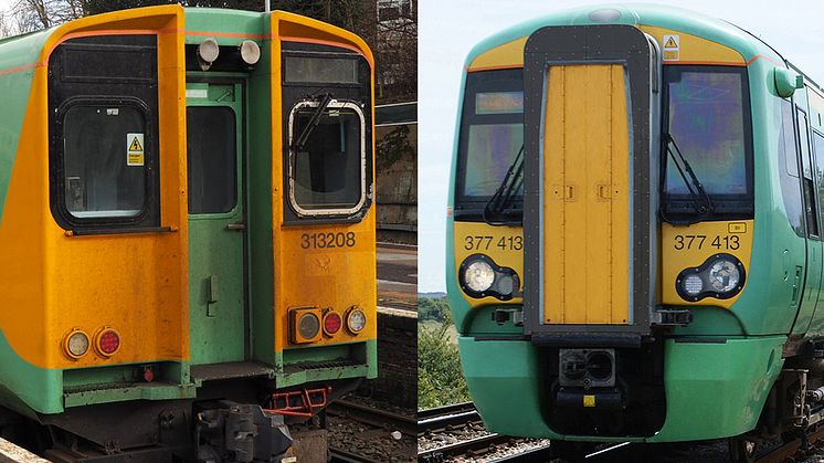 Low res trains side-by-side