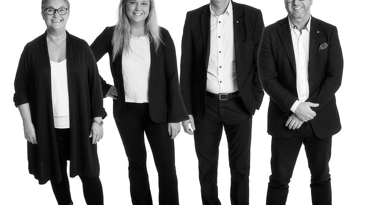 Teamet i Åre består av Sara Wennergren, Olivia Hedin, Björn Löfgren och Tomas Sundström