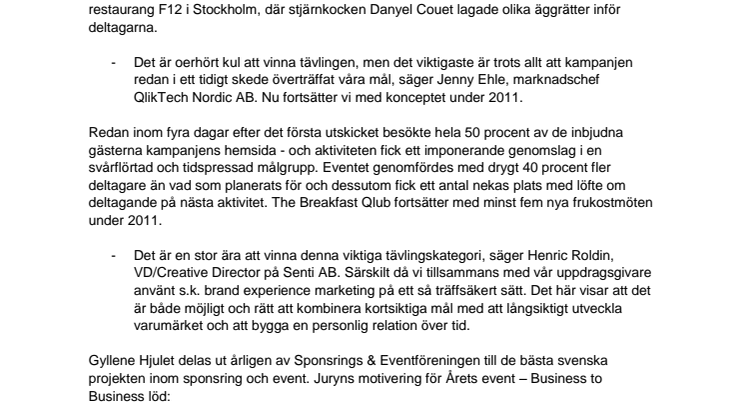 Det Gyllene Hjulet landade hos Göteborgsbyrån Senti