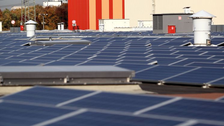 Solarpanels bei Ford in Köln