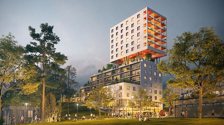 Illustration: Belatchew Arkitekter/Sveafastigheter Bostad