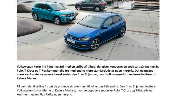 Volkswagen kører ind i 2020 med stærke tilbud