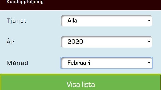 Ta fram din ringlista med ett enkelt knapptryck!