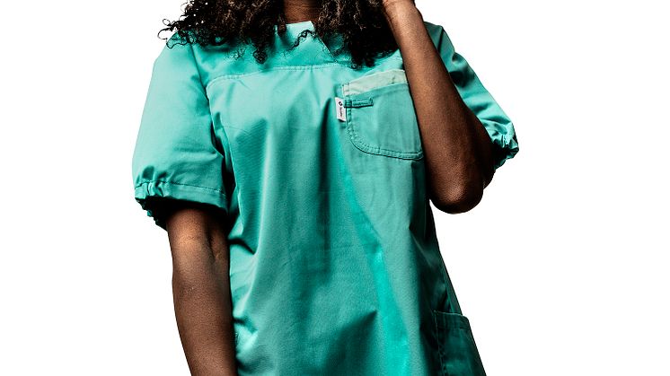 OMVÅRDA Tunika Fancy Plain Turquoise Green