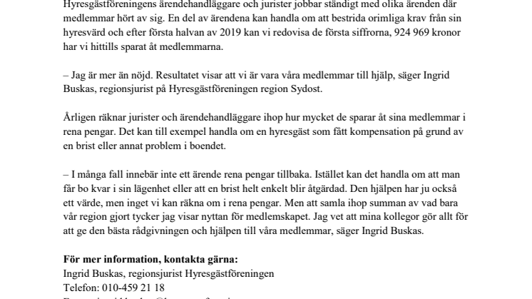 ​Medlemmar sparar hundratusentals kronor