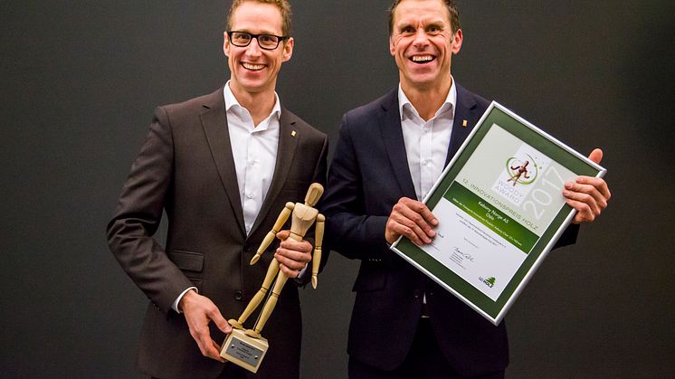Kebony erhält den Woody Award vom GD Holz