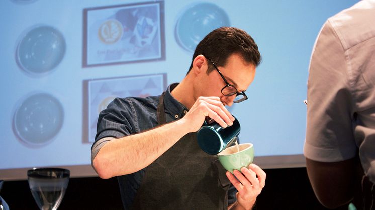 ​Alex från Löfbergs vann kaffe-SM