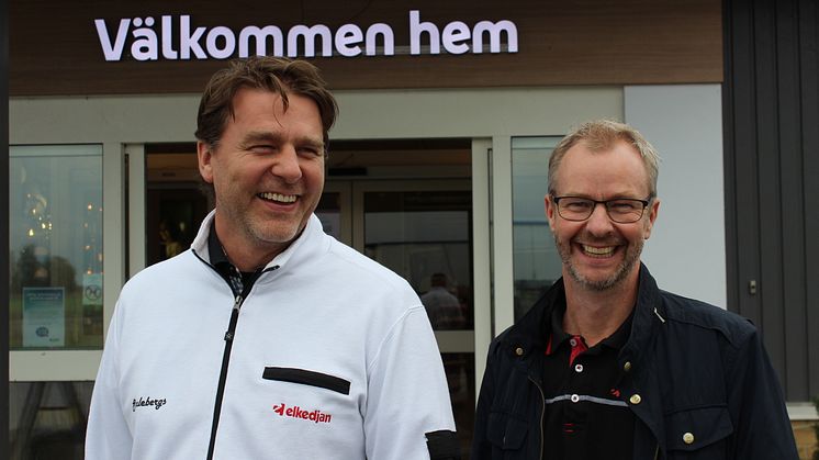 Svalebergs Jonas Johansson och Elkedjans Christian Nordemark