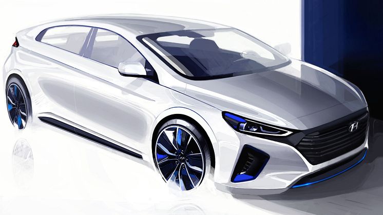 Hyundai viser mer av el-bilen IONIQ