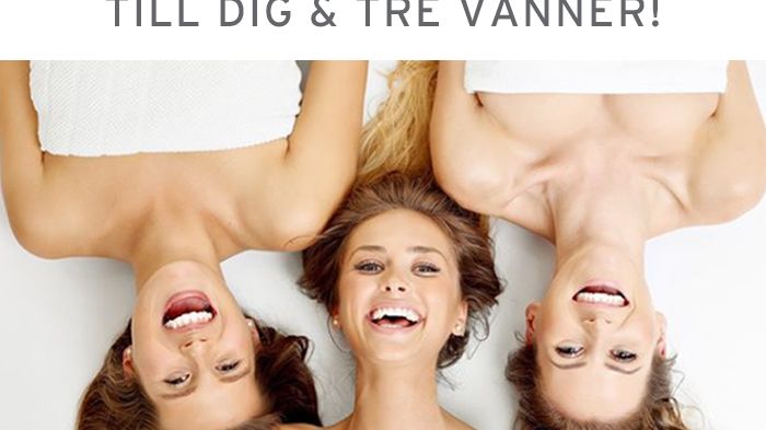 Vinn presentkort på spa till dig och tre vänner!