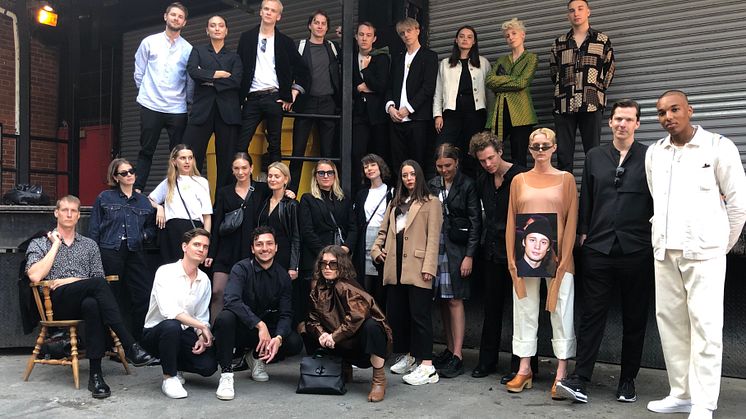 Winning Berghs’ students along with David Alledal, Art Director/Copywriter Program Director at Berghs.