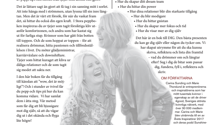 Stora Peppboken av Carina Sunding, Marie Thorslund  & Linda Newnham 