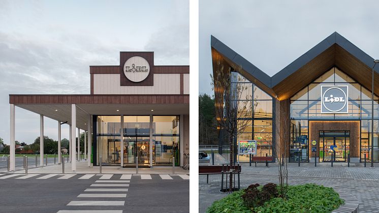 Lidl-butikerna i Visby och Sigtuna stadsängar har nominerats till SGBC Awards 2021. Foto: Mikael Olsson