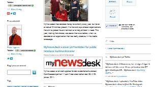 Mynewsdesks social media newsroom