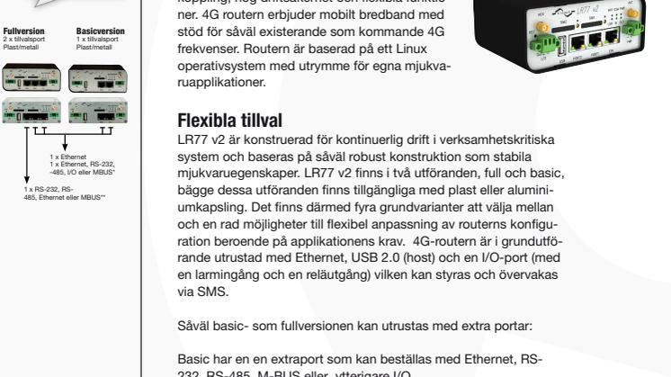 4G router LR77 v2 från Conel