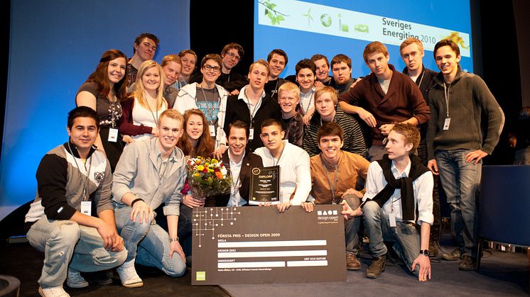 Design Open första pris gymnasium