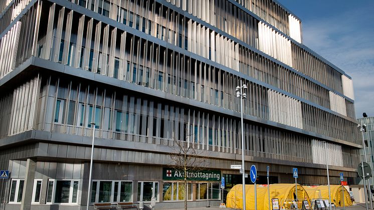 Medarbetare på Danderyds sjukhus kommer att ingå i en studie där man testar för antikroppar mot covid-19. Foto: Cecilia Larsson Lantz, Danderyds sjukhus.