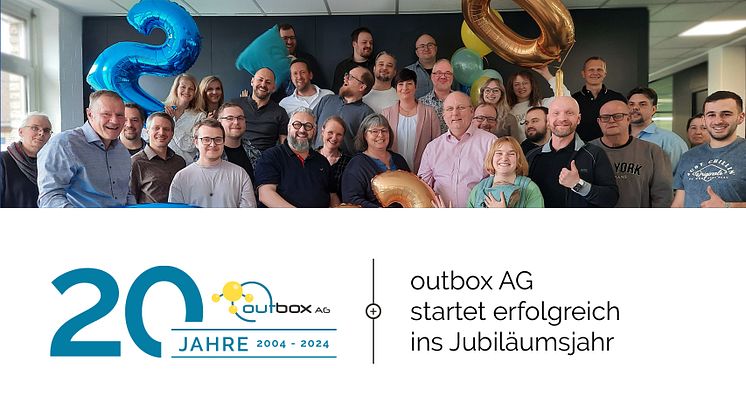 outbox AG feiert 20-jähriges Jubiläum