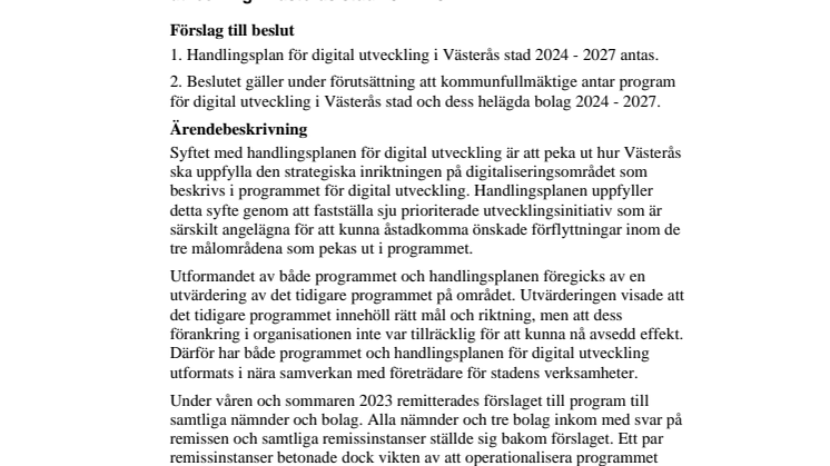 7 - Handlingsplan för digital utveckling i Västerås stad 2024 - 2027.pdf