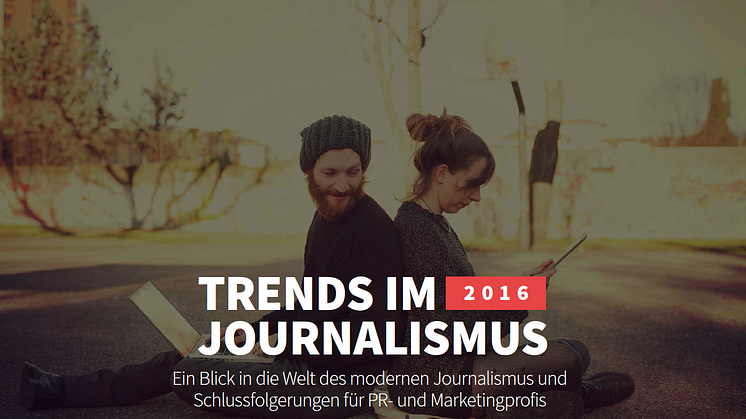 Was Journalisten wirklich wollen und wie sie die Zukunft bewerten