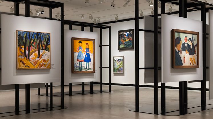 Installation image from the exhibition. Photo: Ove Kvavik @MUNCH
