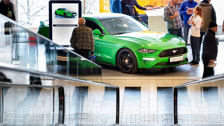 Ford lanserer "Smart Lab" med prøvekjøring på kjøpesenter 