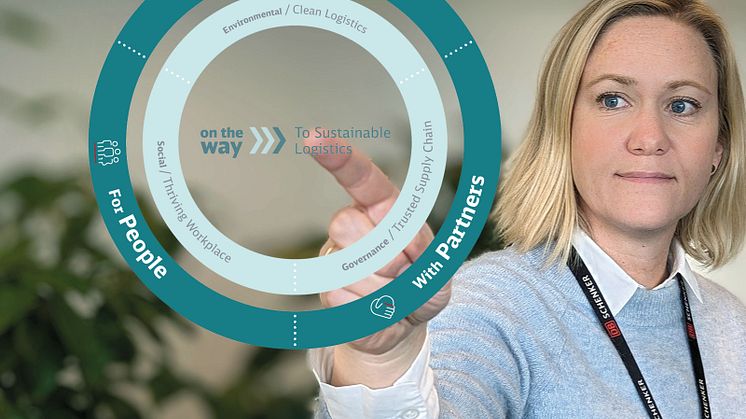 Hanna Melander, Head of Sustainability Nordics, berättar om hur transportbranschen förändras och om DB Schenkers resa mot koldioxidneutralitet