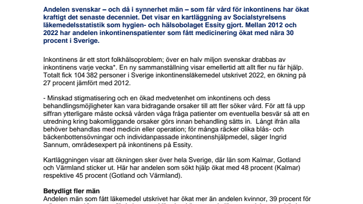 Allt fler får vård för inkontinens – kraftig ökning i hela Sverige  .pdf