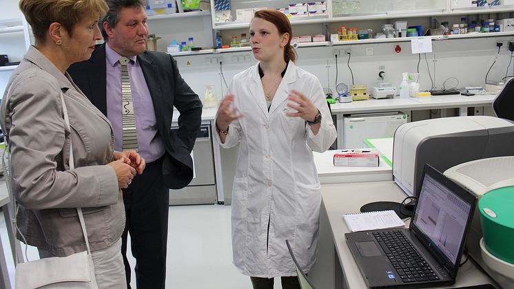 Brandenburgs Wissenschaftsministerin Dr. Martina Münch am 6. Juli 2016 zu Arbeitsbesuch an der Technischen Hochschule Wildau