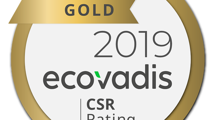 Guldmedalj EcoVadis