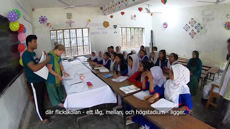 Thoren Business School Västerås gör skillnad för flickskola i Bangladesh 