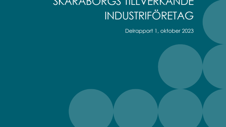 Rapport: Kompetensförsörjning i Skaraborgs tillverkande industriföretag
